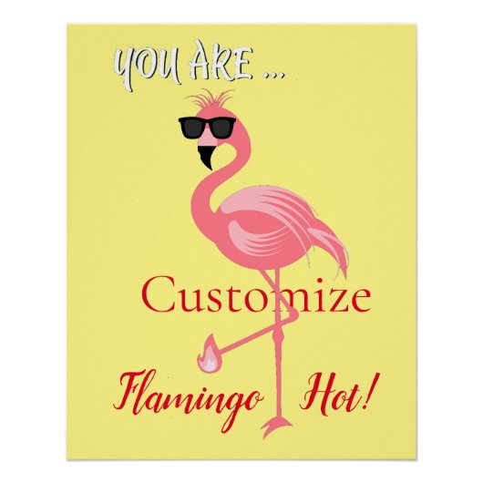 U bent Flamingo Hot Thunder_Cove Perfect Poster (Voorkant)