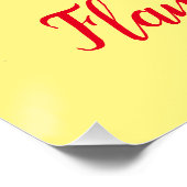 U bent Flamingo Hot Thunder_Cove Perfect Poster (Hoek)