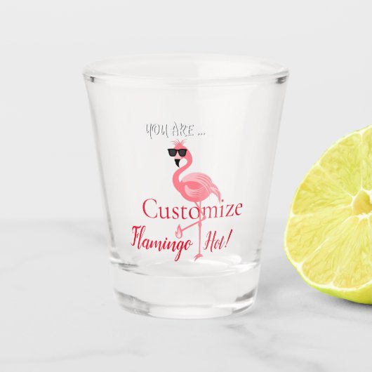 U bent Flamingo Hot Thunder_Cove Shot Glas (Voorkant)