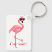 U bent Flamingo Hot Thunder_Cove Sleutelhanger (Achterkant)