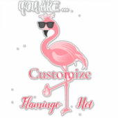 U bent Flamingo Hot Thunder_Cove Sticker (Voorkant)