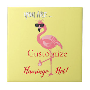 U bent Flamingo Hot Thunder_Cove Tegeltje