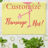 U bent Flamingo Hot Thunder_Cove Theedoek (Gevouwen)