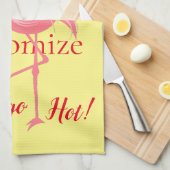 U bent Flamingo Hot Thunder_Cove Theedoek (Quarter Fold)