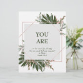 U bent (gedicht) verzachtend papier (Staand voorkant)