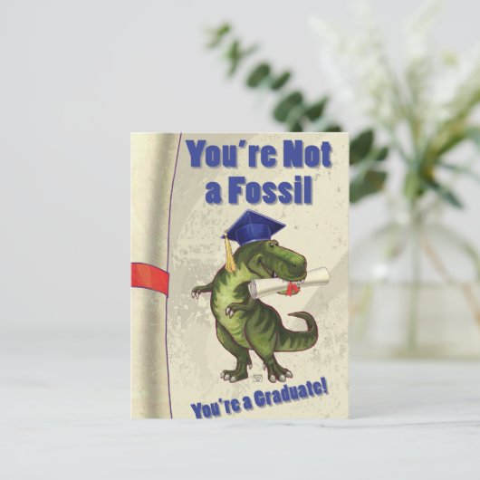 U bent geen Fossil Scroll Briefkaart (Staand voorkant)