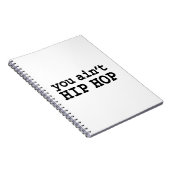 U bent geen HIP HOP Notitieboek (Rechterzijde)