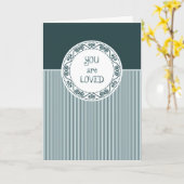 U bent Gehouden van Kaart/Aanmoediging Kaart (Gele Bloem)