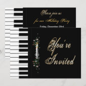 U BENT GEÏNVITEERD feestelijke uitnodigingen - HOL (Voorkant / Achterkant)