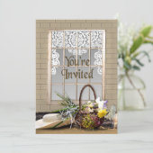 U BENT GEÏNVITEERD - MULTI-DOEL - GARDEN/WINDOW KAART (Staand voorkant)