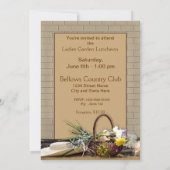 U BENT GEÏNVITEERD - MULTI-DOEL - GARDEN/WINDOW KAART (Achterkant)