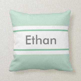 U bent geliefd (Groene) Pillow Custom Name & Betek Kussen