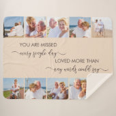 U bent gemist 10 foto-grensalmond-Herdenking Sherpa Deken (Voorkant (horizontaal))