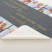 U bent gemist 10 Foto grijs gedenken Sherpa Deken (3/4)