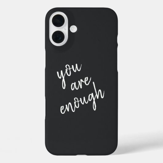 U bent genoeg Citaat Case-Mate iPhone Case (Achterkant)