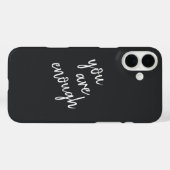 U bent genoeg Citaat Case-Mate iPhone Case (Achterkant (horizontaal))