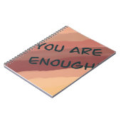 U bent genoeg gradiënt notitieboek (Linkerzijde)