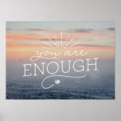 U bent genoeg letterlijke offerte poster (Voorkant)