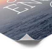 U bent genoeg letterlijke offerte poster (Hoek)