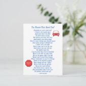 U bent geslaagd voor de Road Test - Nieuwe driver Briefkaart (Staand voorkant)