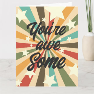 U bent geweldige groet bedankt zaken kaart