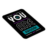 U bent geweldige motivatie gezegde magneet (Rechterzijde)