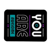 U bent geweldige motivatie gezegde magneet (Horizontaal)