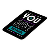 U bent geweldige motivatie gezegde magneet (Linkerzijde)