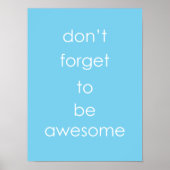 U bent Geweldige Poster (Voorkant)