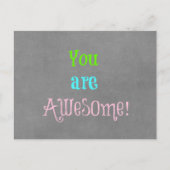 U bent Geweldige prijsbevestiging Briefkaart (Voorkant)