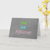 U bent Geweldige prijsbevestiging Kaart (Gele Bloem)