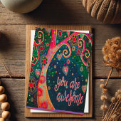 U bent Geweldige Whimsical-boom Kaart