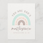 U bent Gods meesterwerk Efeziërs 2:10 Briefkaart (Voorkant)