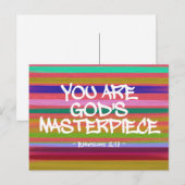 U bent Gods sterminnencitaat Briefkaart (Voorkant / Achterkant)