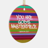 U bent Gods sterminnencitaat Keramisch Ornament (Rechts)