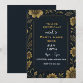 U bent hartelijk uitgenodigd kaart (Voorkant / Achterkant)