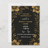 U bent hartelijk uitgenodigd sjabloon kaart (Voorkant)