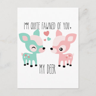 U bent helemaal flauw gevallen briefkaart