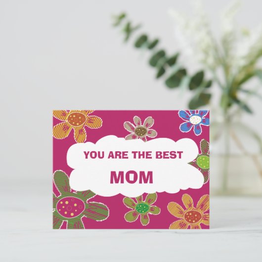 U BENT HET BESTE MOMENT BRIEFKAART (Staand voorkant)