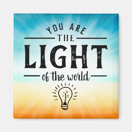 U bent het licht van de wereld, bijbelvormig ontwe magneet