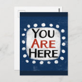 U bent hier Briefkaart (Voorkant / Achterkant)