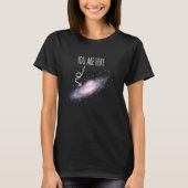 U bent hier de Moon Space van het Zonnestelsel T-shirt (Voorkant)