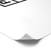 U bent hier (Geologische Leeftijd van de Aarde) Poster (Hoek)