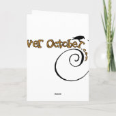 "U bent hoe Oud?" (Blonde) Kaart (Achterkant)