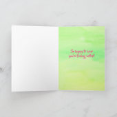 U bent in de Roze Waterverf van de Vogel van de Kaart (Binnen)