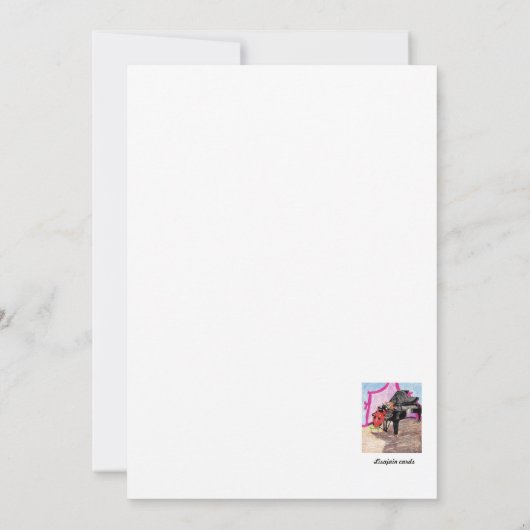 U bent in het algemeen uitgenodigd voor een Solo p Kaart (Achterkant)