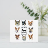 U bent in Land Corgi Briefkaart (Staand voorkant)