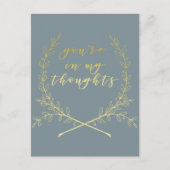 U bent in mijn gedachten - het Gouden Briefkaart v (Voorkant)