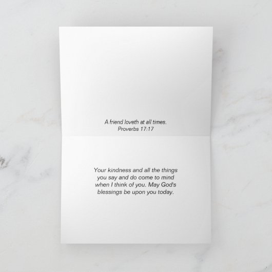 U bent in Mijn Gedachten Kaart (Binnen)