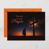 U bent in onze gebeden gemeente briefkaart (Voorkant / Achterkant)